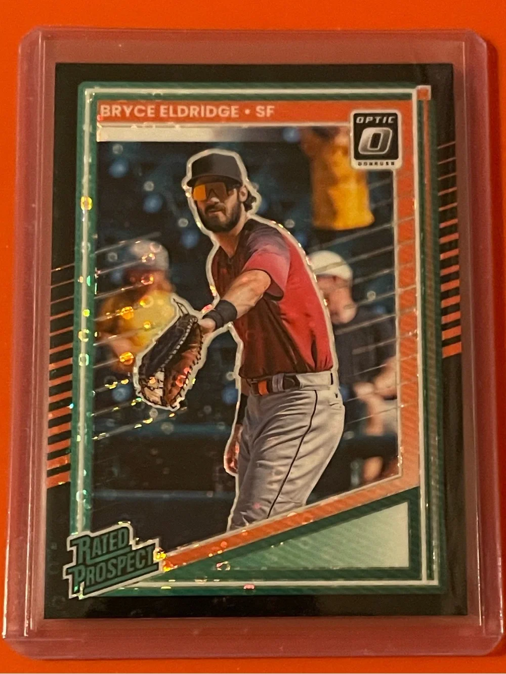 Bryce Eldridge [Circles Optic] #185 2025 Panini Donruss Optic Baseball Card